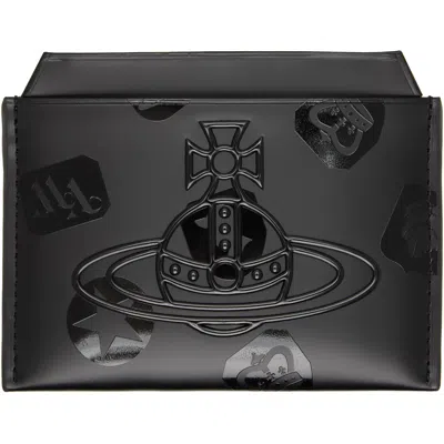 Vivienne Westwood Black Flat Card Holder