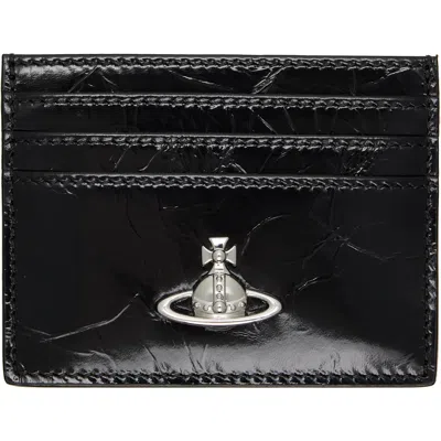 Vivienne Westwood Black Flat Card Holder