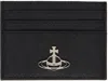 Vivienne Westwood Card Holder Flat Small Leather Goods Black In N401 Black