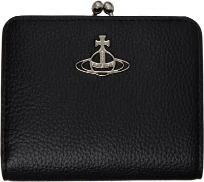 Vivienne Westwood Black Frame Pocket Wallet In N403 Black