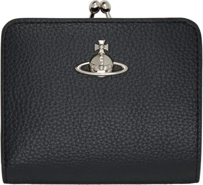 Vivienne Westwood Black Front Pocket Wallet