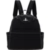 Vivienne Westwood Black George Medium Backpack In Black