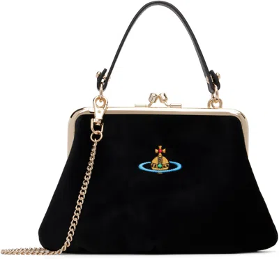 Vivienne Westwood Black Granny Frame Bag