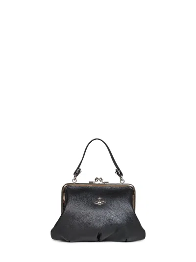 Vivienne Westwood Black Granny Frame Bag <br/>