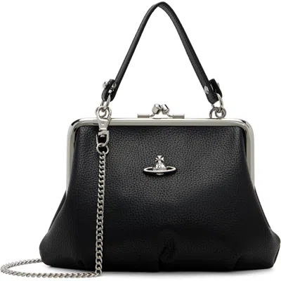 Vivienne Westwood Black Granny Frame Bag In N403 Black