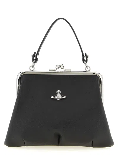 Vivienne Westwood Granny Chain-strap Tote Bag In Black