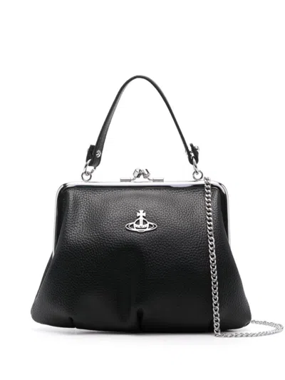 Vivienne Westwood Black Granny Frame Clutch
