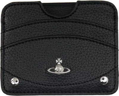 Vivienne Westwood Black Half Moon Card Holder