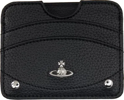 Vivienne Westwood Black Half Moon Card Holder