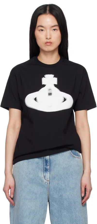 Vivienne Westwood Orb Classic Crewneck T-shirt In Black