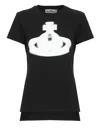 Vivienne Westwood Black Halftone Orb T-shirt In Black