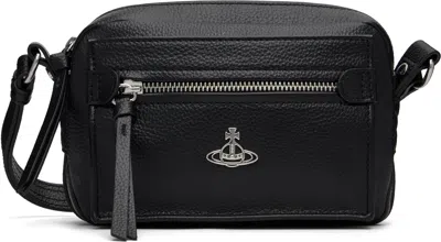 VIVIENNE WESTWOOD BLACK HANNAH CROSSBODY BAG