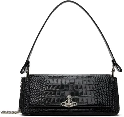 Vivienne Westwood Black Hazel Large Bag In N401 Black