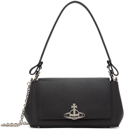 Vivienne Westwood Black Hazel Medium Bag In Aw24-n401