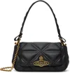 Vivienne Westwood Black Hazel Medium Bag In Ss25-n403