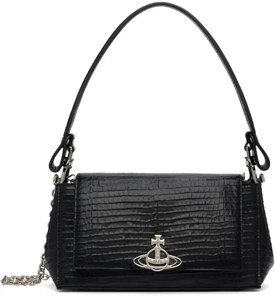 Vivienne Westwood Black Hazel Medium Handbag