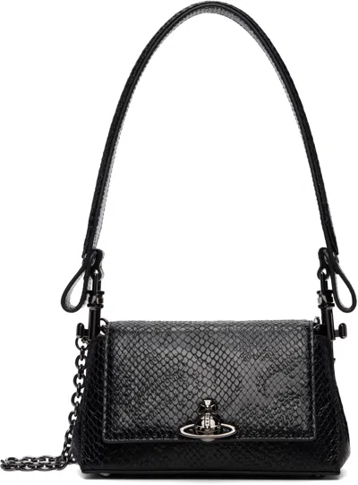 Vivienne Westwood Hazel Small Hand Bag In Black