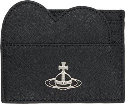 Vivienne Westwood Black Heart Card Holder