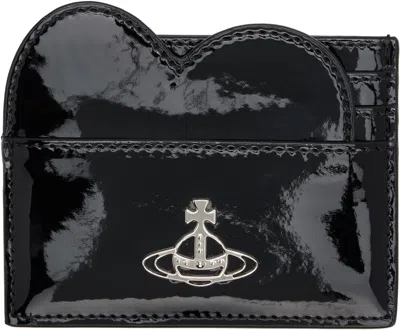 Vivienne Westwood Black Heart Card Holder