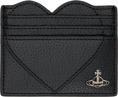 Vivienne Westwood Black Heart Card Holder