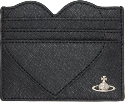 Vivienne Westwood Black Heart Card Holder