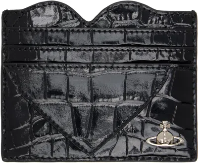 Vivienne Westwood Black Heart Card Holder