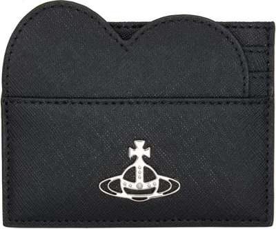 Vivienne Westwood Black Heart Card Holder