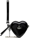 Vivienne Westwood Black Heart Wristlet In N403 Black