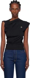 Vivienne Westwood Top Hebo In Black