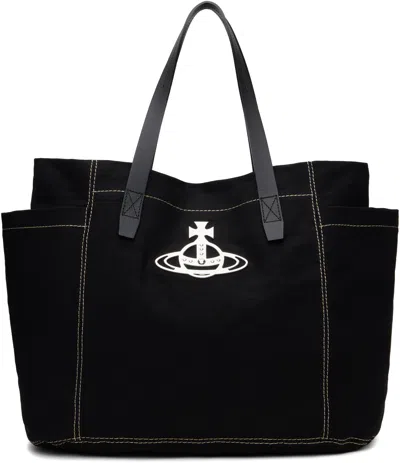 Vivienne Westwood Black Henry Medium Tote