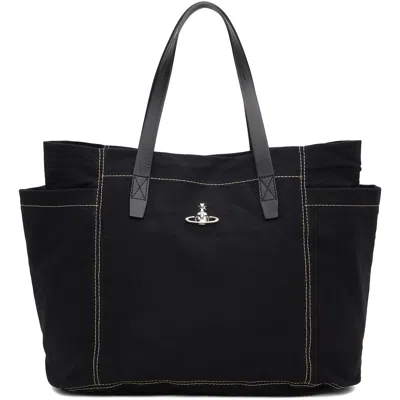 Vivienne Westwood Black Henry Medium Tote