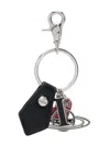 Vivienne Westwood I Love Orb Keyring Accessories In Black