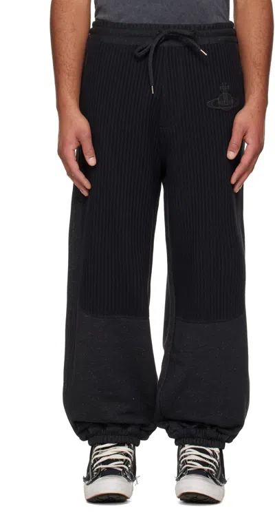 Vivienne Westwood Black Ibiza Sweatpants In Blue