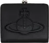 Vivienne Westwood Black Injected Orb Coin Purse Wallet
