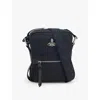 Vivienne Westwood Black Jackson Crossbody Satchel Shell Cross-body Bag In Black