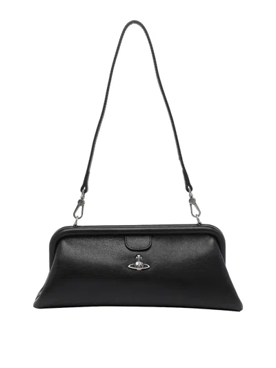 Vivienne Westwood Black Jane Frame Purse