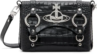 Vivienne Westwood Black Kim Crossbody Bag