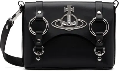 Vivienne Westwood Black Kim Crossbody Bag In Aw24-n401