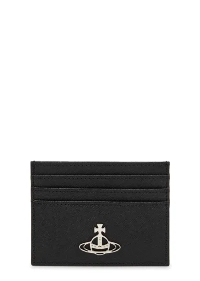 Vivienne Westwood Black Leather Card Holder