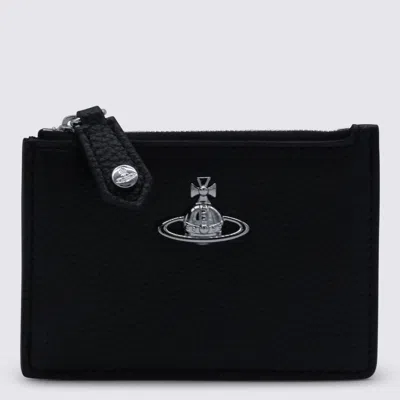 Vivienne Westwood Black Leather Card Holders