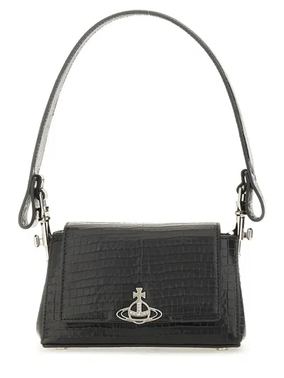 Vivienne Westwood Black Leather Handbag