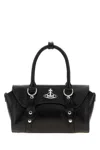 Vivienne Westwood Black Leather Mini Bettina Handbag