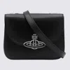 Vivienne Westwood Linda Silky Leather Crossbody Bag In Black