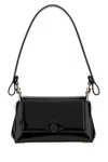 Vivienne Westwood Black Leather Small Hazel Shoulder Bag In Black