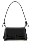 Vivienne Westwood Black Leather Small Hazel Shoulder Bag In Black