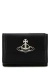 Vivienne Westwood Portafoglio In Pelle Nera  Donna In Black