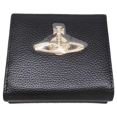 Pre-owned Vivienne Westwood Black Leather Wallet (bi-fold) ()