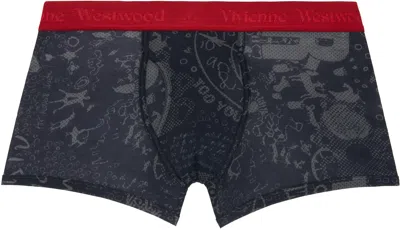 Vivienne Westwood Black 'let It Rock' Boxer Briefs