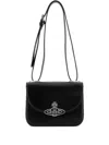 Vivienne Westwood Black Linda Shoulder Bag In Black