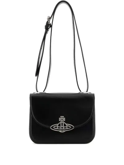 Vivienne Westwood Black Linda Shoulder Bag
